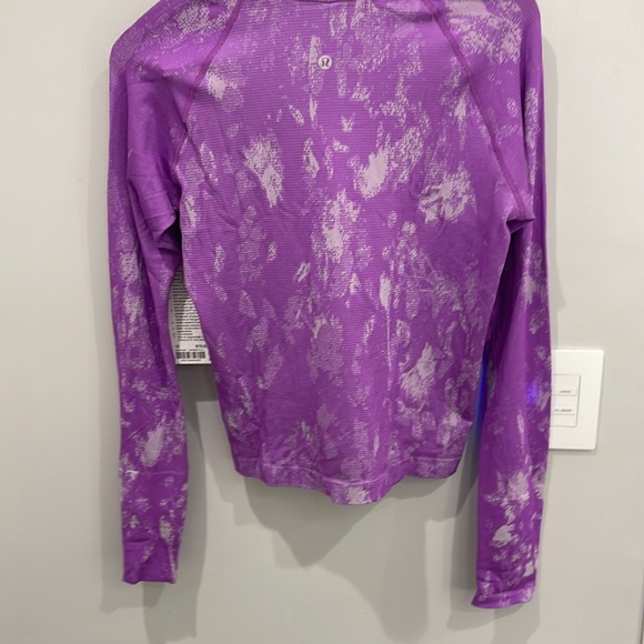 Lululemon Swiftly Tech Long Sleeve 2.0 swmm/ftlv lululemon size 10 new - Picture 7 of 7